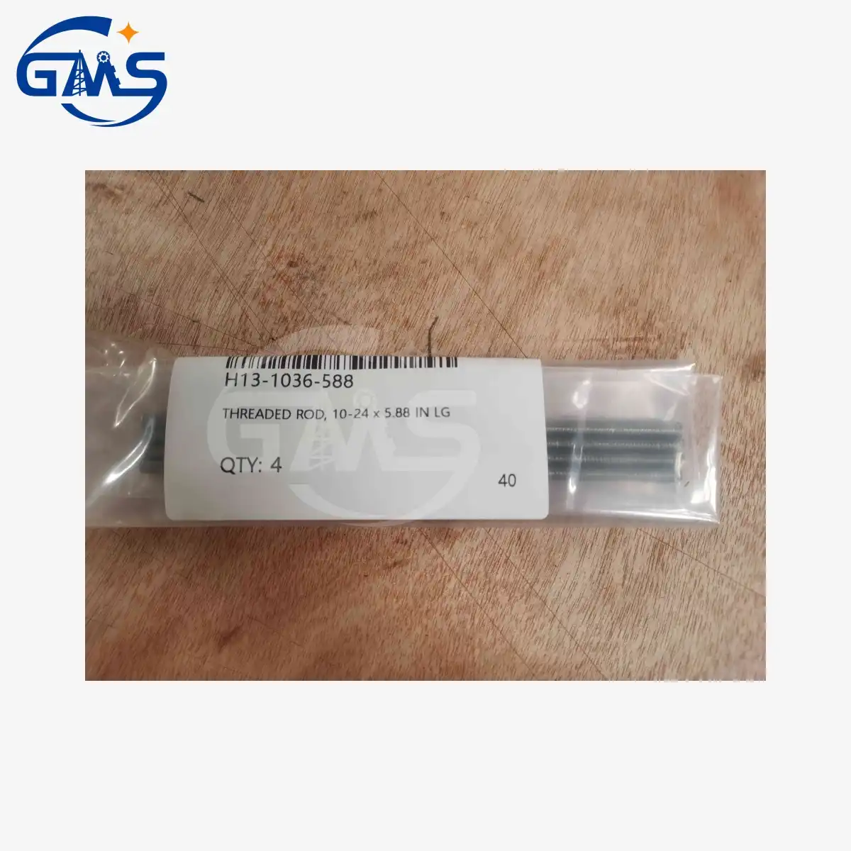 THREADED ROD, 10-24 x 5.88 IN LG H13-1036-588